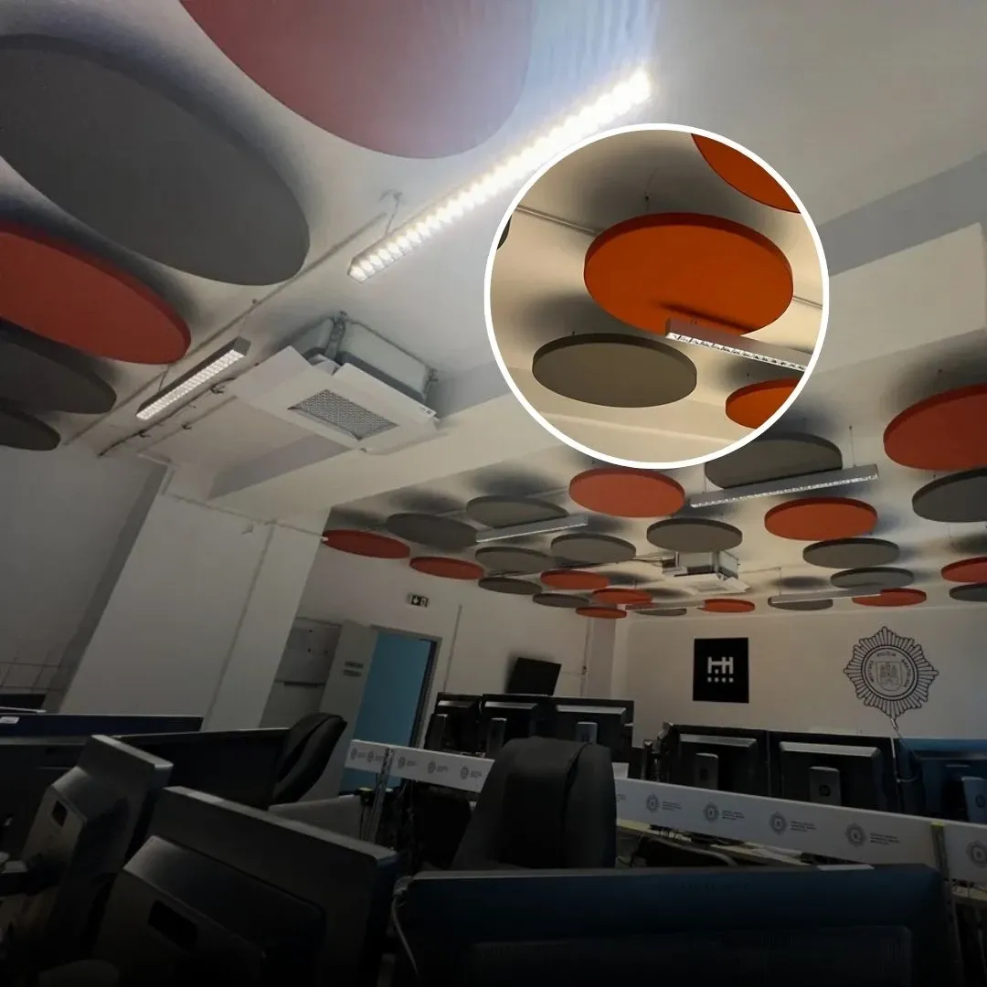 Decibel-Улучшение акустики в дежурной части полиции Братиславы